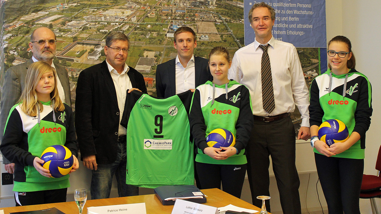 Chemiepark Bitterfeld- Wolfen sonsert Volleyballclub